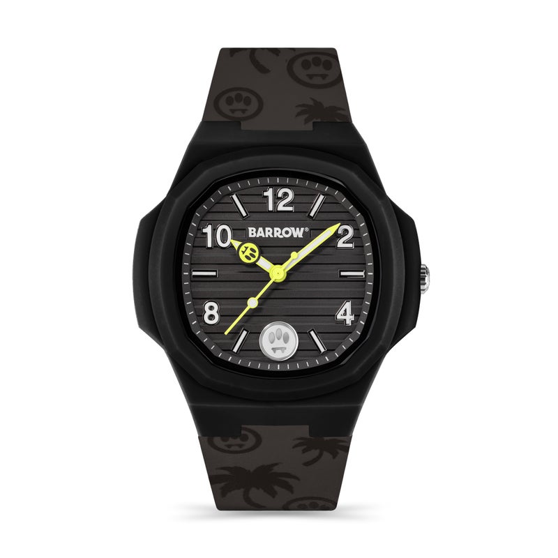 Barrow BWW00370 Black Dial Silicone Strap Watch for Unisex, 48mm - Image 1